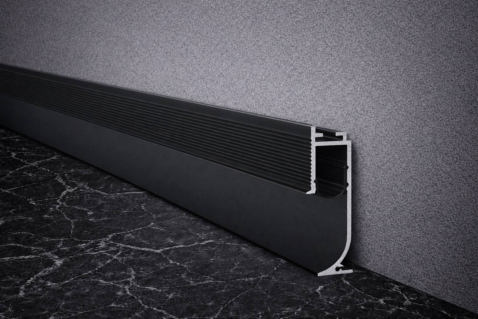 Теневой плинтус радиусный Fezard ALP-70-LED