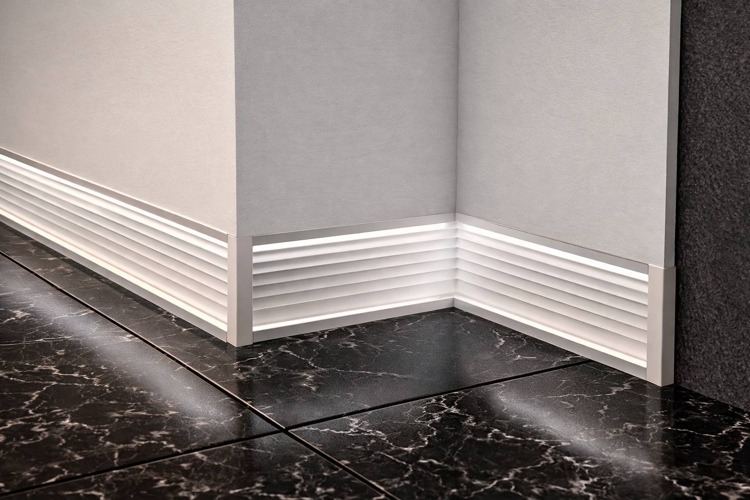 Алюминиевый плинтус Fezard ALP-G100-LI