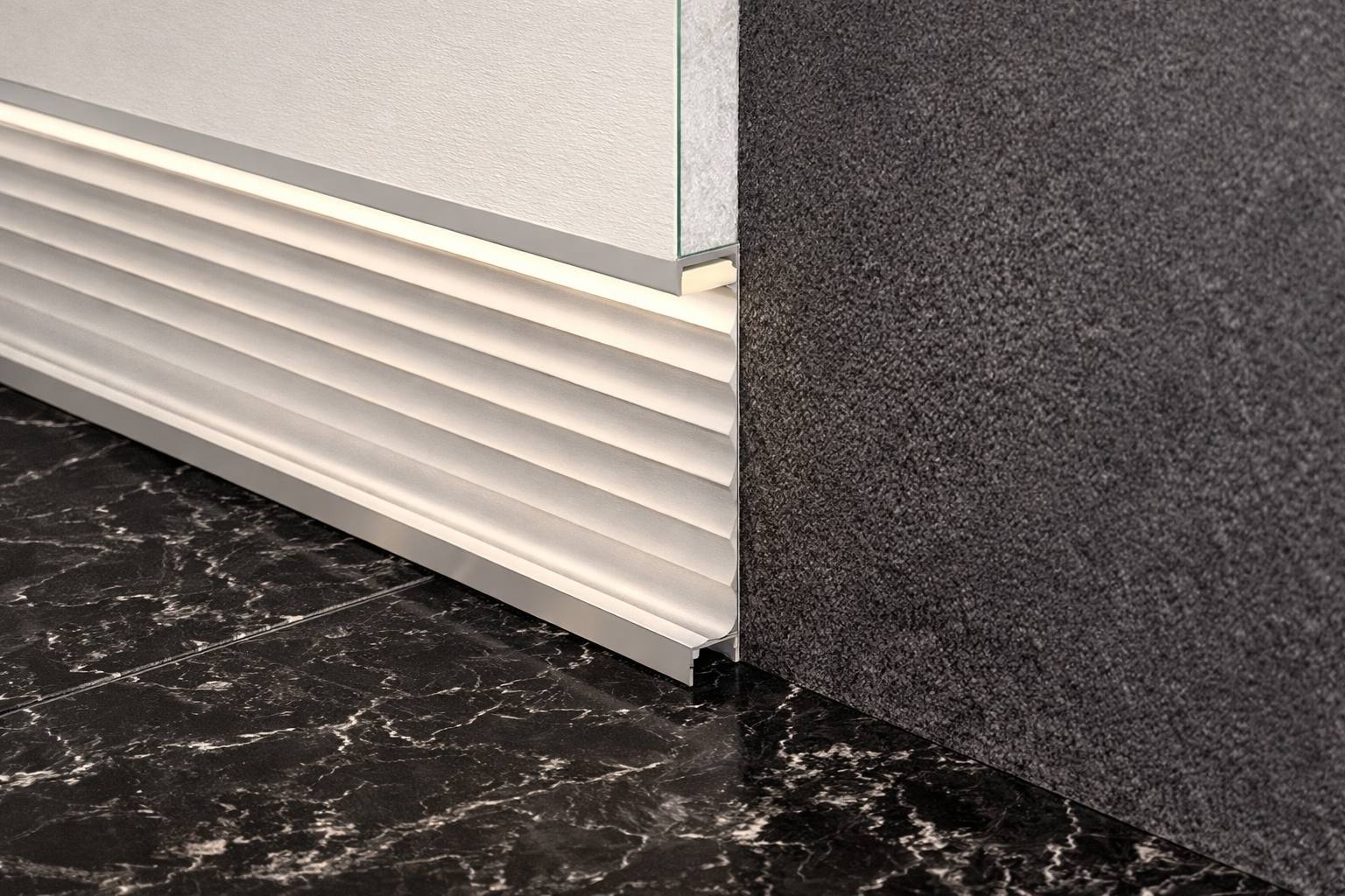 Алюминиевый плинтус Fezard ALP-G100-LI