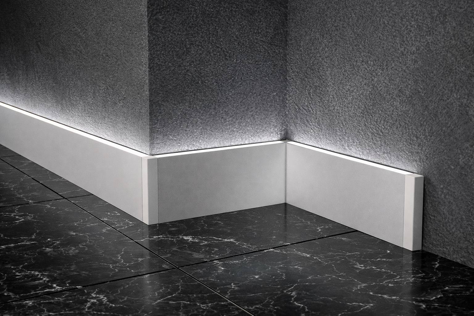 Алюминиевый плинтус Fezard ALP-G80-LA