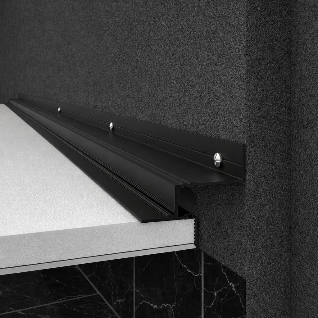 Плинтус скрытого монтажа потолочный Fezard ALP-PP43-LED