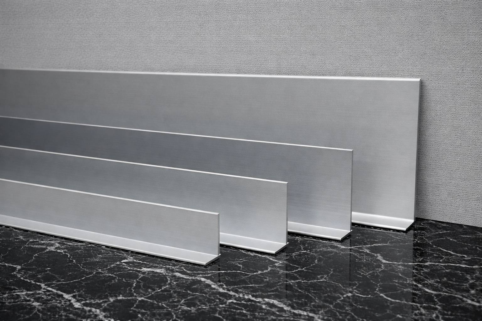 Алюминиевый плинтус Fezard ALP-L70x14