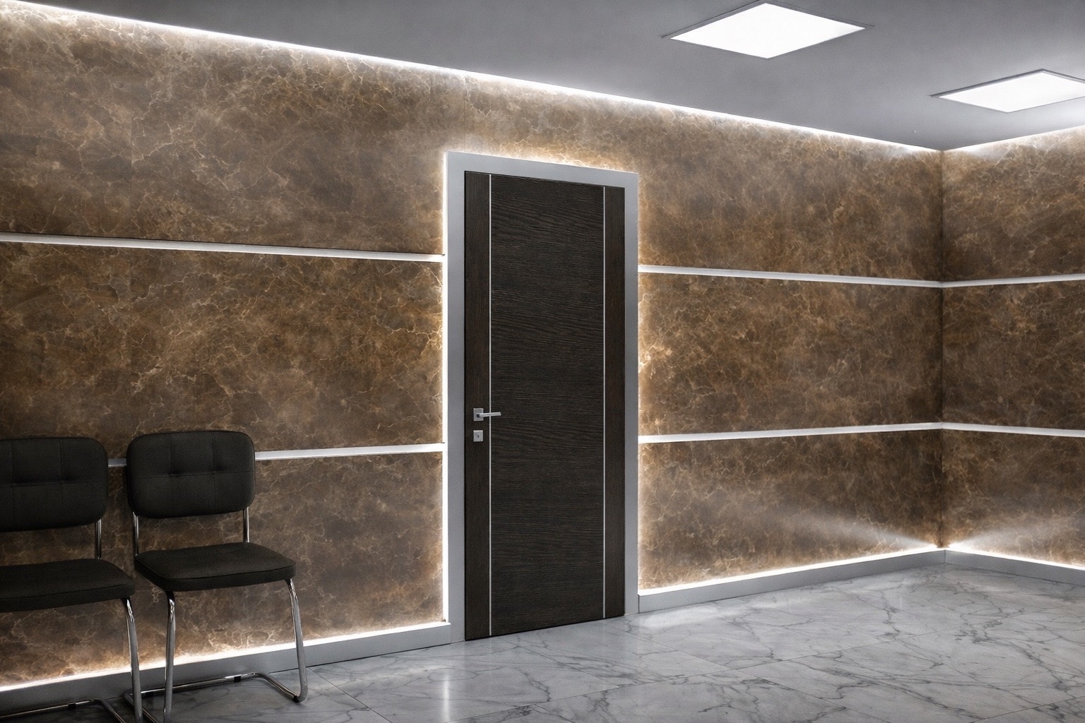 Алюминиевый плинтус Fezard ALP-G100-LA 