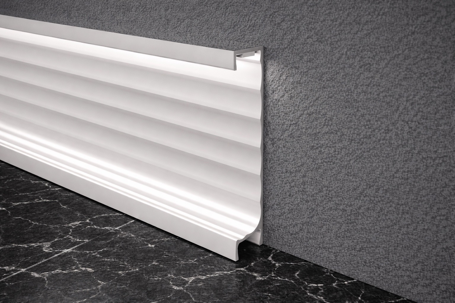 Алюминиевый плинтус Fezard ALP-G80-LI