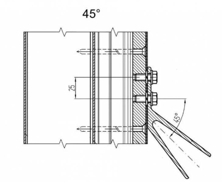 Крепеж для ламели Fezard LAM-U45