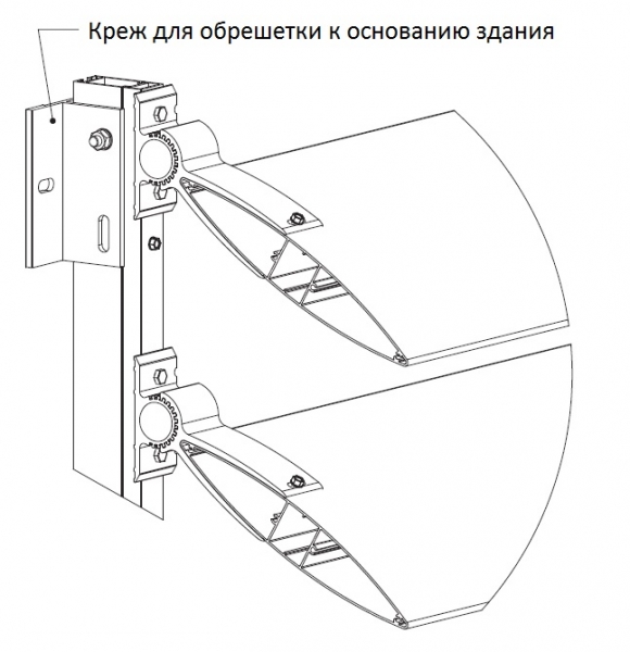 Ламель крыловидная Fezard LAM-K100