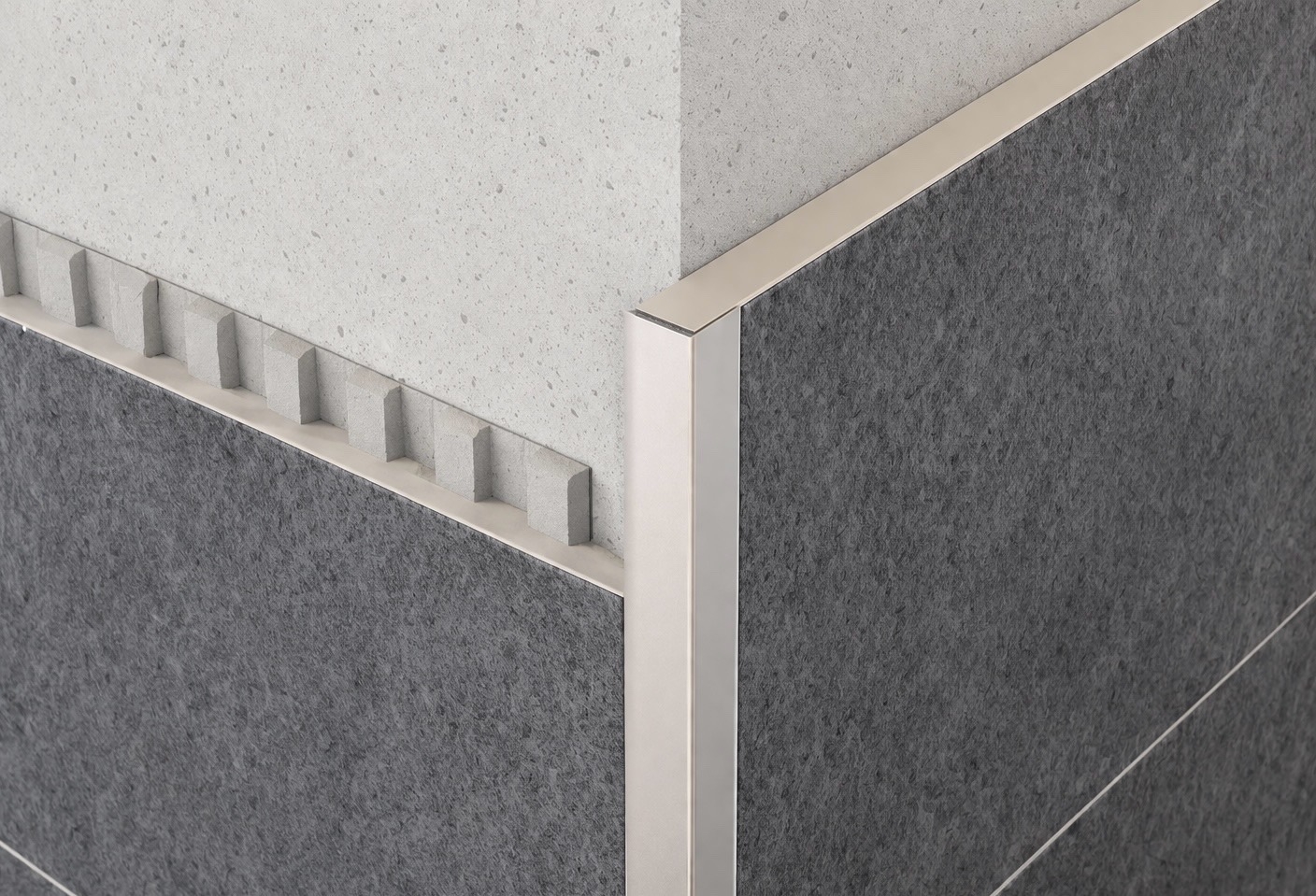 Уголок алюминиевый защитный Butun AL-60-01